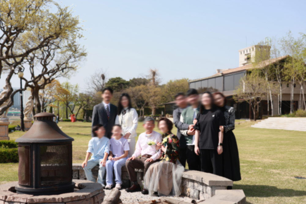 프라움레스토랑 팔순잔치 야외파티 출장가족사진7