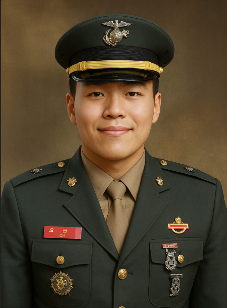 해병대 장교 임관 가족사진 6