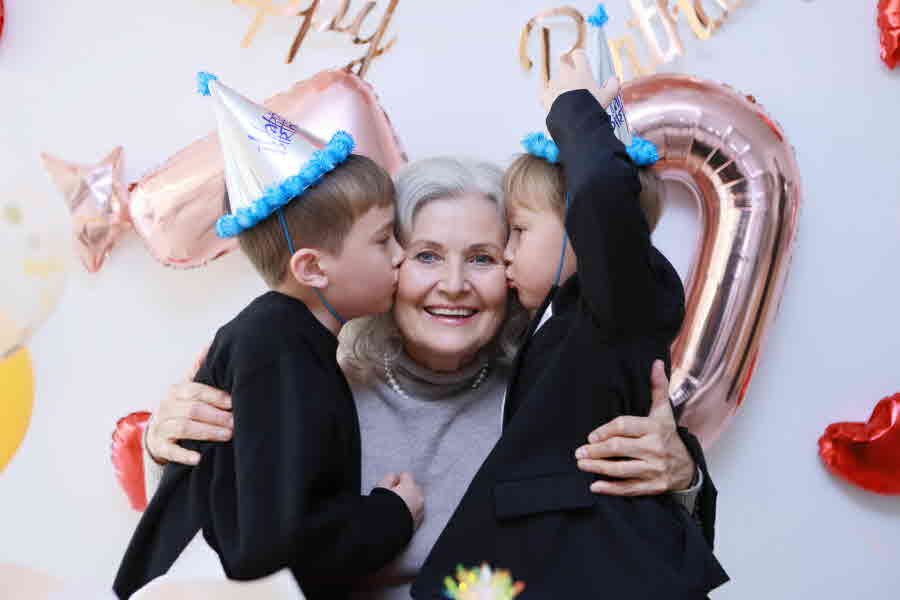 송파 강남 출장가족사진 할머니 손자